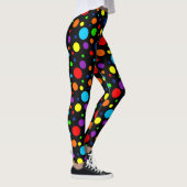 Leggings Black Rainbow Spots (Droite)