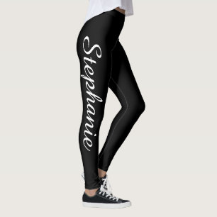 Leggings Black Rungings Personnalisés do-it-yourse