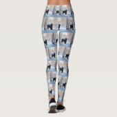 Leggings Black Russian Terrier Laisser neiger Noël (Dos)