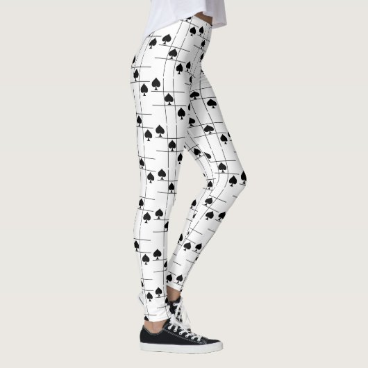 Leggings Black Spades Tac Toe Thunder_Cove (Droite)