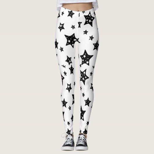 Leggings Black Stars (Devant)