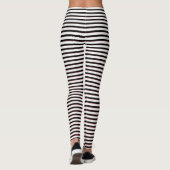 Leggings Black stripes  (Dos)