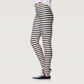 Leggings Black stripes  (Gauche)