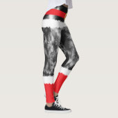 Leggings Black Tie Dye Santa Claus Costume Noël (Droite)