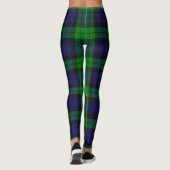 Leggings Black Watch Campbell Tartan (Dos)