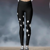 Leggings Black White