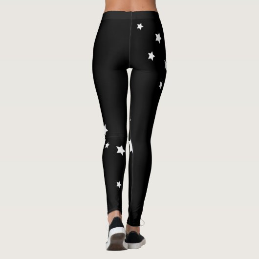 Leggings Black White (Dos)