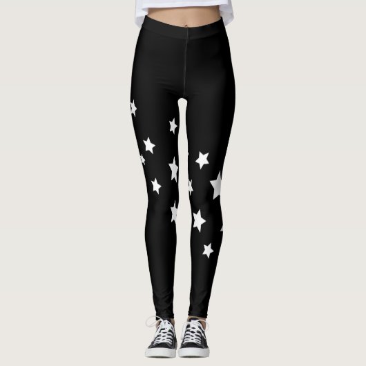 Leggings Black White (Devant)