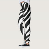 Leggings black zebra  (Gauche)