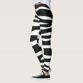 Leggings black zebra (Gauche)