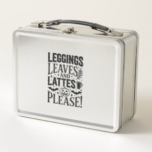 Leggings Bladeren Lattes Halloween Herfst Koffie O