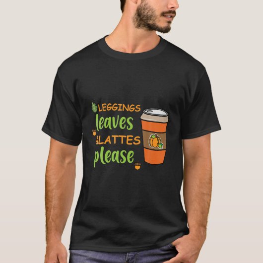 Leggings bladeren t-shirt (Voorkant)