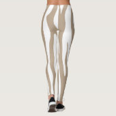 Leggings blanc beige (Dos)