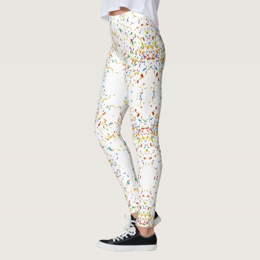 Leggings Blanc de confettis (Gauche)