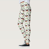 Leggings BLANC d'OISEAU mignon de culotte de séance (Gauche)