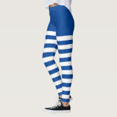 Leggings Blanc et bleu (Gauche)