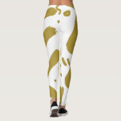 Leggings Blanc et or tribal (Dos)