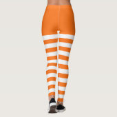 Leggings Blanc et orange (Dos)