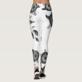 Leggings Blanc Noir Et Gris (Dos)