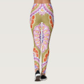 Leggings Blanc sur la couleur 2 de carton (Dos)
