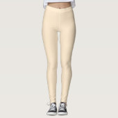 Leggings Blanched almond  (solid color)  (Devant)