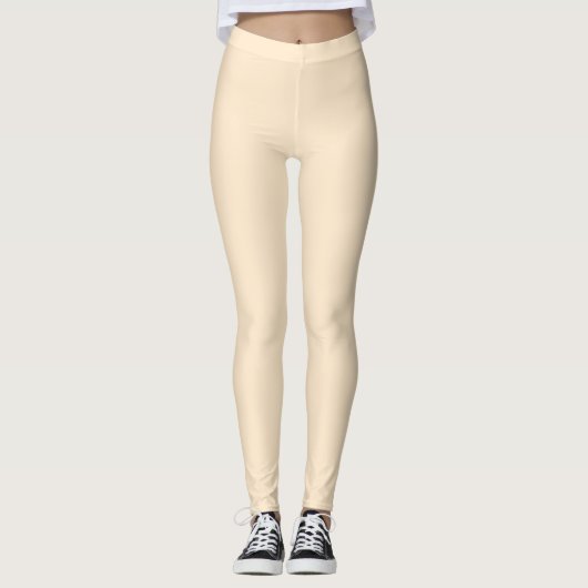 Leggings Blanched almond  (solid color)  (Devant)