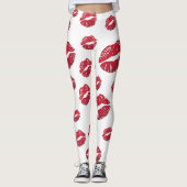 leggings blanco con besos (Voorkant)