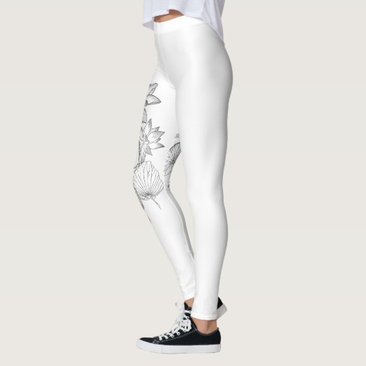 Leggings blancs (Gauche)