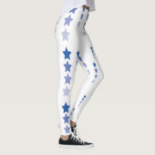 Leggings blancs aux étoiles bleues (Droite)
