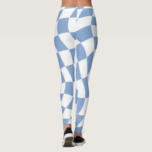 Leggings blancs bleus (Dos)