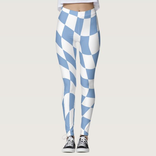 Leggings blancs bleus (Devant)