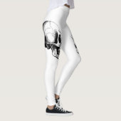 Leggings blancs crâne (Droite)