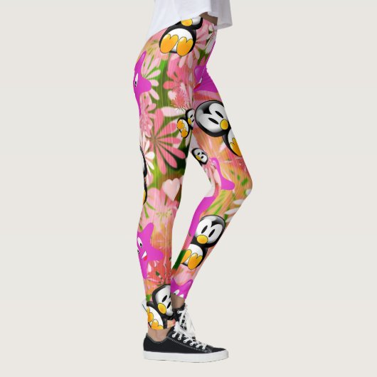 Leggings blancs de pingouin (Droite)