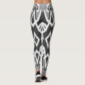 Leggings blancs et noirs "Ratti_Creative_Arts" (Dos)