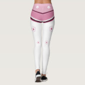 Leggings blancs et roses (Dos)