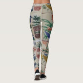 Leggings blancs Mahjong (Dos)