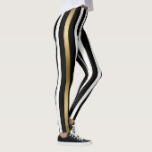 Leggings Blancs, Or Et Noirs (Droite)
