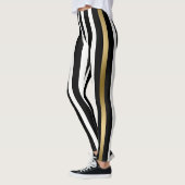Leggings Blancs, Or Et Noirs (Gauche)