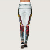 Leggings blancs pour la plage (Dos)