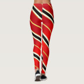 Leggings Blancs rouge noir et or (Dos)