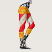 Leggings blancs rouges or (Droite)