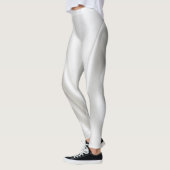 Leggings blancs satinés (Gauche)
