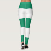 Leggings Blancs verts et blancs (Dos)