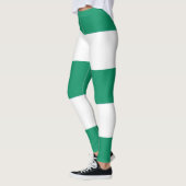 Leggings Blancs verts et blancs (Gauche)