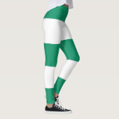 Leggings Blancs verts et blancs (Droite)