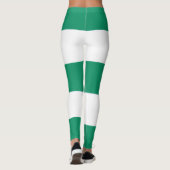 Leggings Blancs verts et blancs (Dos)