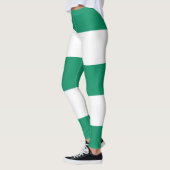 Leggings Blancs verts et blancs (Gauche)