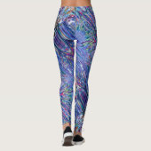 Leggings blauw kristal (Achterkant)