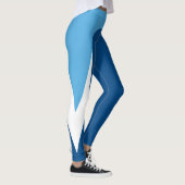 Leggings blauw/wit/blauw patroon (Rechts)
