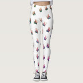 Leggings blauwe vlinders (Voorkant)